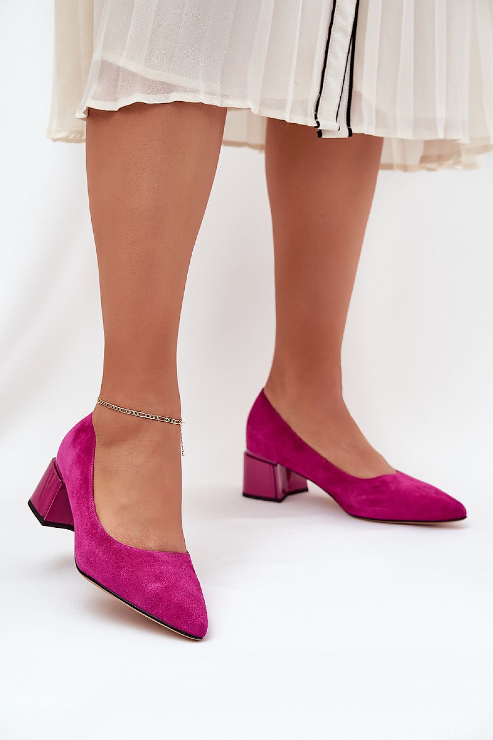 Elegant suede pointed toe heel pumps for women by Step In Style, showcasing refined craftsmanship and luxury design, perfect for special occasions or professional settings.