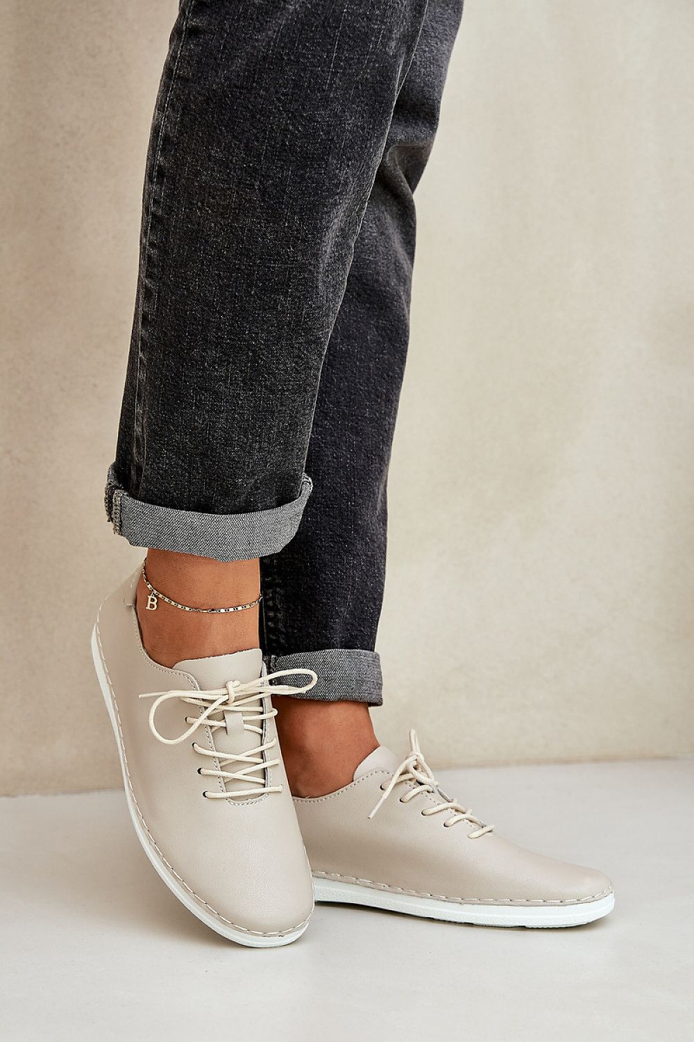 Elegant women's luxury natural leather half shoes in classic design from Step in Style, perfect for everyday wear and comfort. EU sizes 36-41 available.