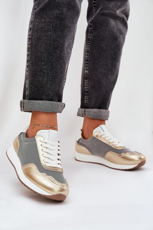 Luxury women's sports shoes in natural leather by Step in Style, featuring a comfortable laced design and perfect fit for EU sizes 36-41.