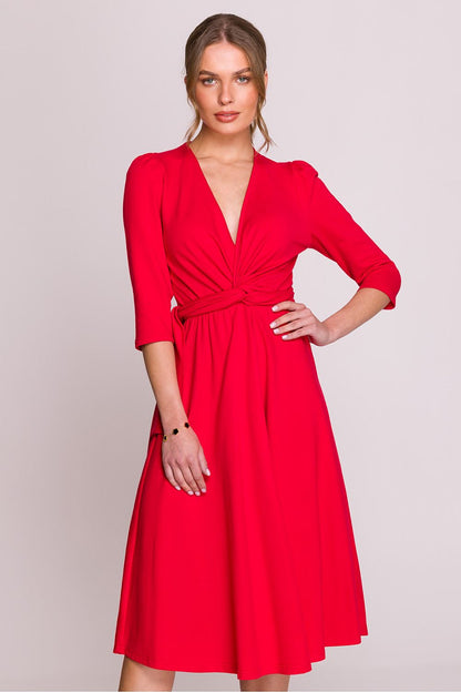 Stylove women's daydress in assorted sizes S to XXL, designed in Poland, combining sophistication with comfort in high-quality modal fabric.