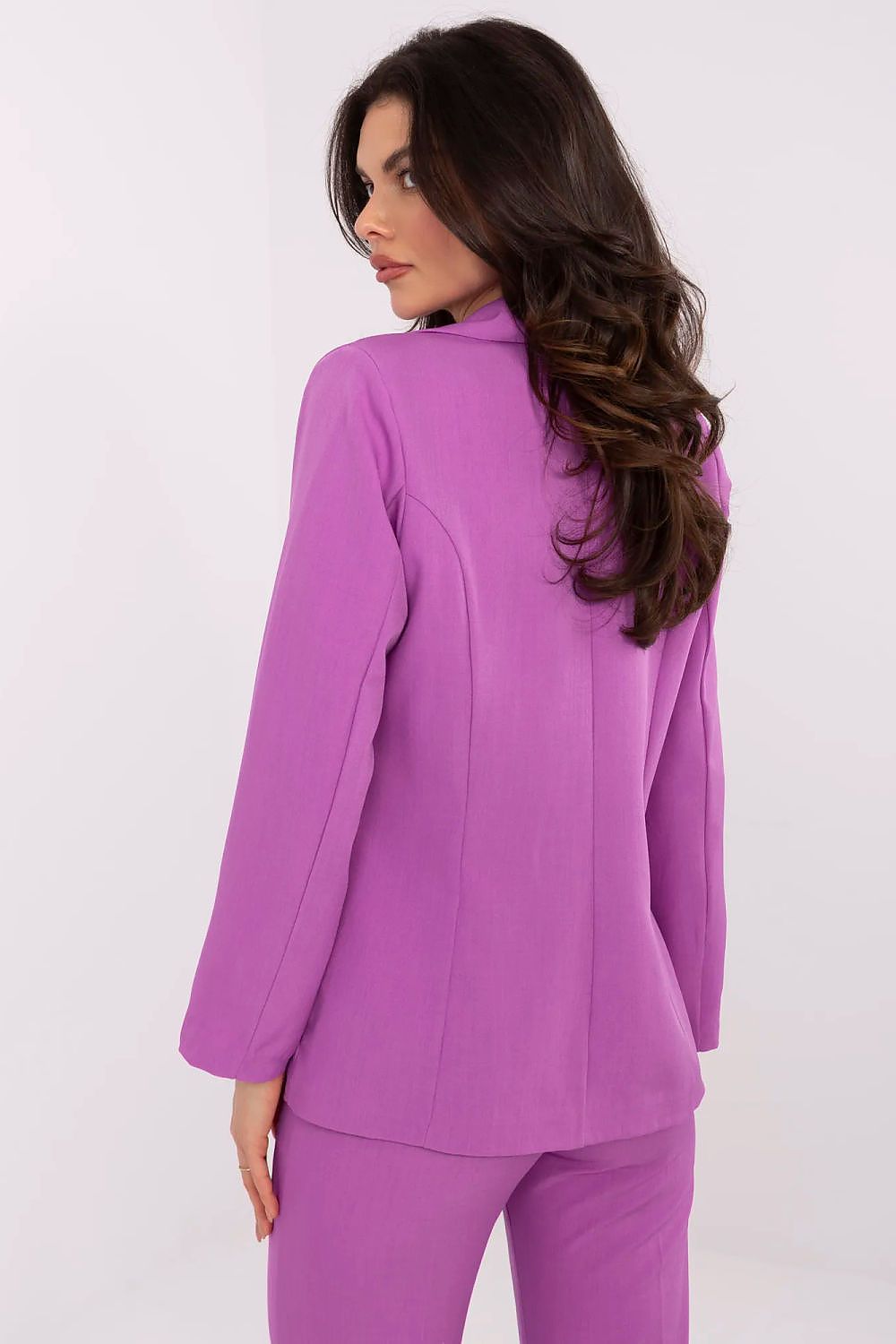 Elegance Women's Blazer by Italy Moda displayed elegantly on a model, demonstrating its versatile style for professional and formal events.