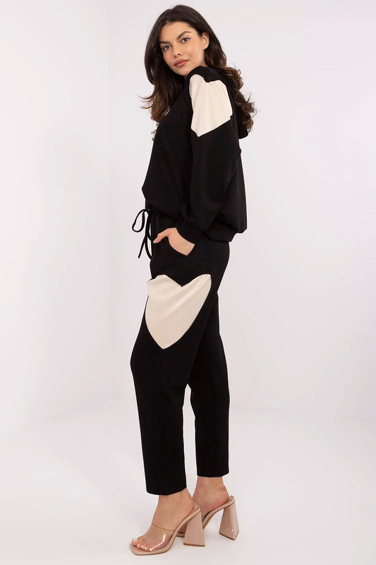 Italy Moda women's luxury tracksuit set featuring a stylish hoodie and high-waisted pants in soft cotton blend, perfect for everyday wear.