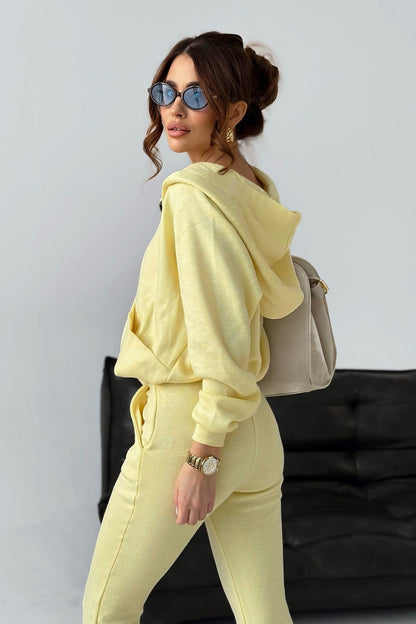 Stylish LaBalancia zip-up hoodie from the Classic-Cut Tracksuit, designed for both men and women, blending luxury with practicality.