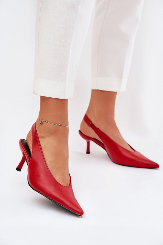 Elegant Eco Leather High Heels from Step in Style, featuring a classic design with pointed toes and comfortable fit, available in sizes EU 36-41.