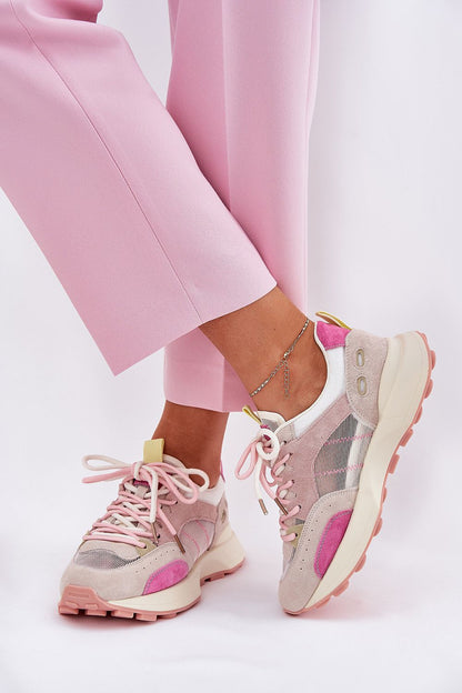 Elegant Vinceza Women's Suede Sneakers by Step in Style, showcasing a chic design for everyday comfort in EU sizes 36-40.