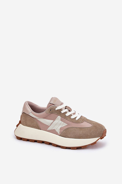 Elegant Vinceza Women's Suede Sports Shoes showcasing Natural Leather Insole, Perfect Blend of Luxury and Comfort by Step in Style.