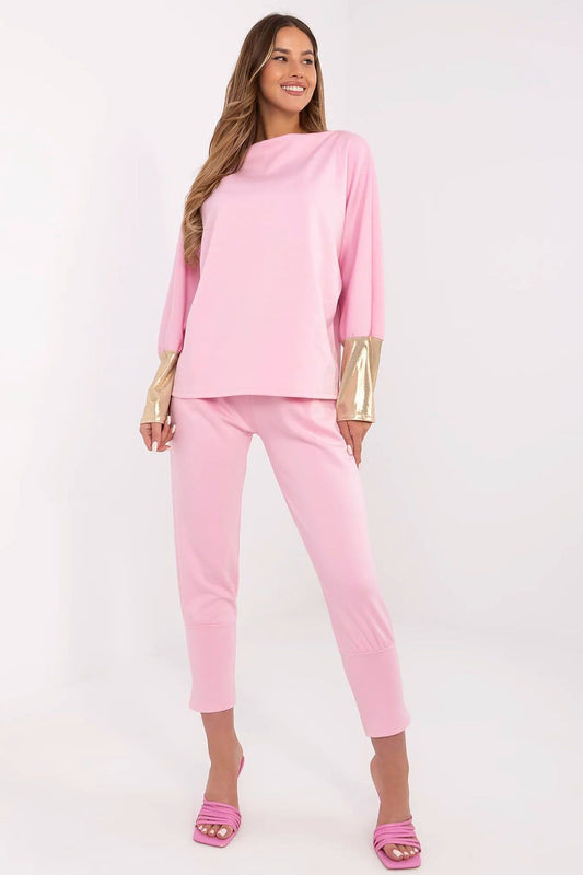 Elegant women's boat neck blouse designed by Italy Moda, showcasing a sophisticated silhouette and luxurious soft viscose blend fabric.