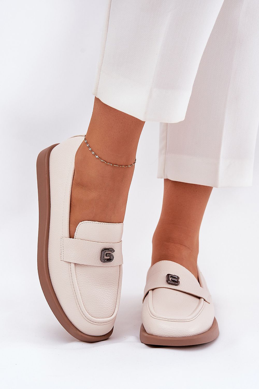 Vinceza Elegant Leather Loafers with a 2cm platform, showcasing their sophisticated design and comfort features, perfect for all-day wear by Step in Style.