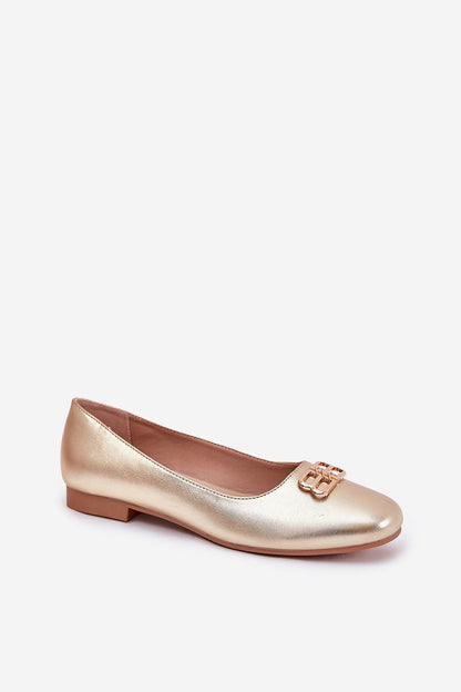 Elegant Eco Leather Ballet Flats by Step in Style featuring a rounded toe design, ideal for comfort and luxury, available in sizes EU 36-40.