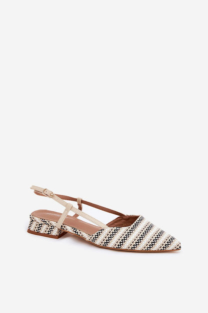 Stylish ballerina flats for women by Step in Style, showcasing adjustable straps and elegant design, ideal for pairing with light dresses and skirts.