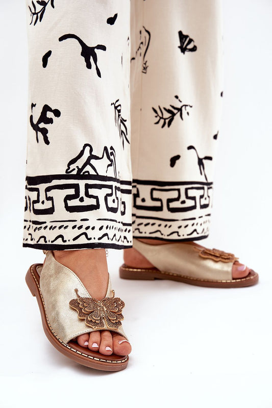 Elegant Jezzi Women's eco leather sandals from Step in Style, featuring an adjustable buckle strap and sophisticated front decoration, ideal for stylish evening outings.