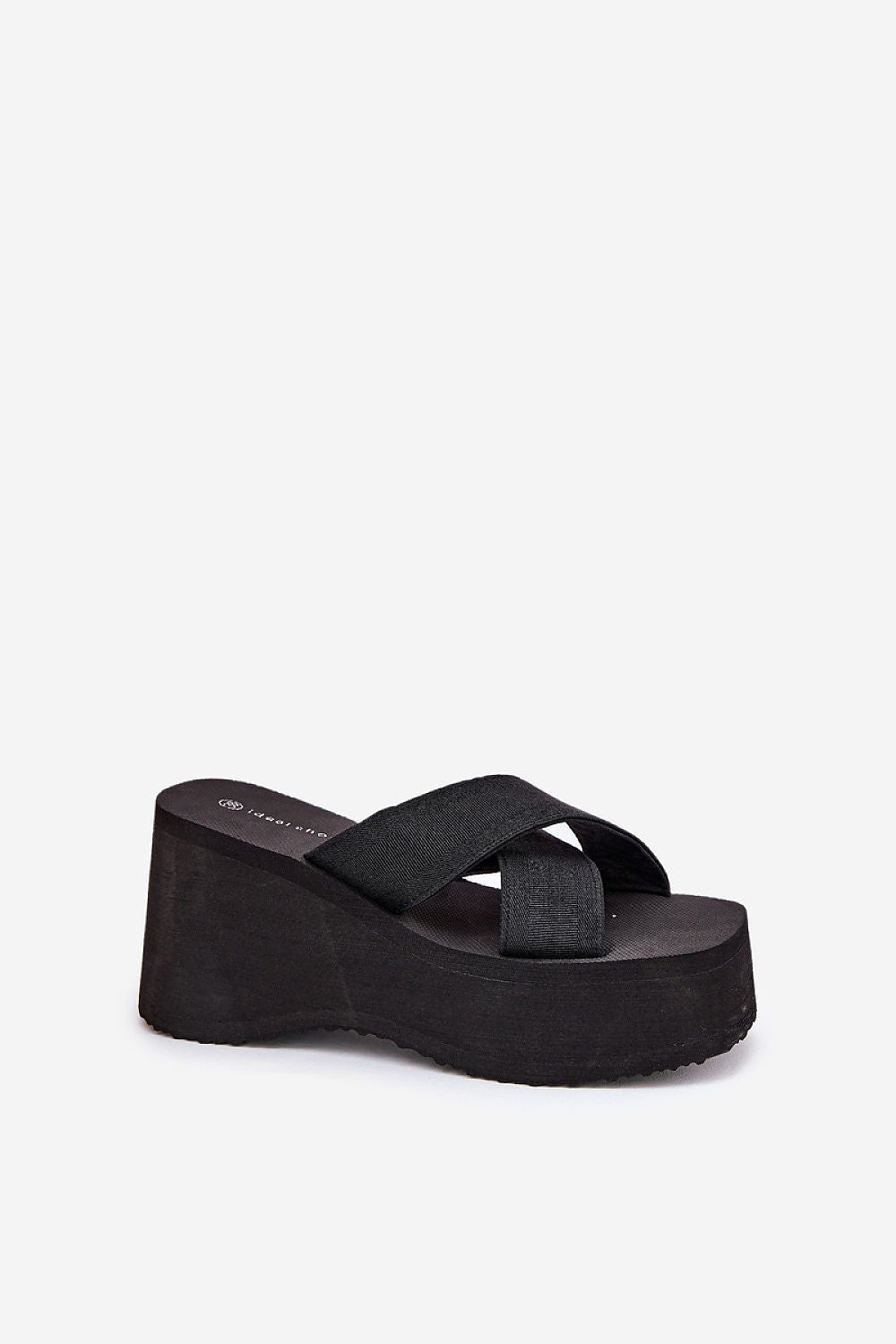 Chic summer footwear - breathable textile wedge sandals for women, 10cm platform by Step in Style.