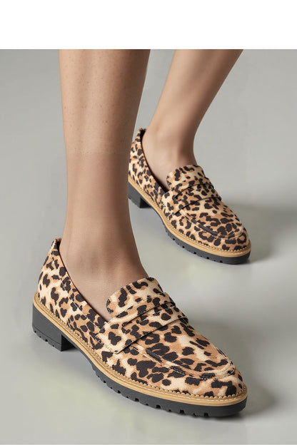 Luxurious Lorien Leopard Print Suede Loafers for Women by Inello, showcasing elegant design with a classic silhouette and bold leopard pattern, perfect for stylish everyday wear.