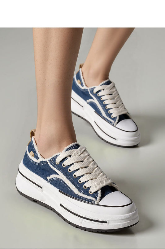 Inello ROGUE Vintage Denim Sneakers showcasing a stylish denim upper and chunky sole, perfect for chic streetwear.