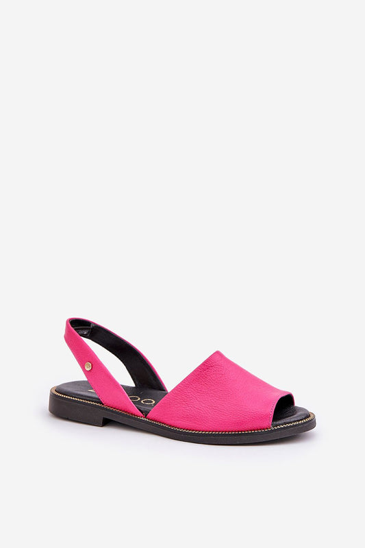 Elegant pink slip-on sandals for women, made from high-quality natural leather with an open heel, exemplifying luxury and comfort, by Step in Style.