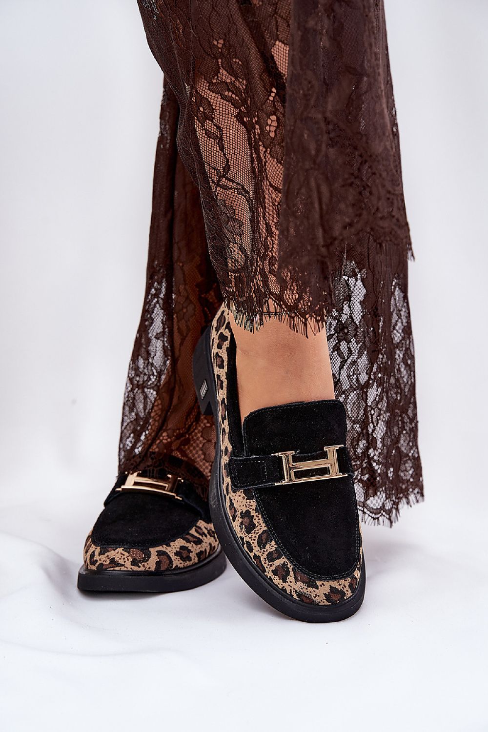 Luxury Vinceza women's leopard print moccasins made of eco suede, featuring a comfort fit and elegant design, ideal for stylish outfits.