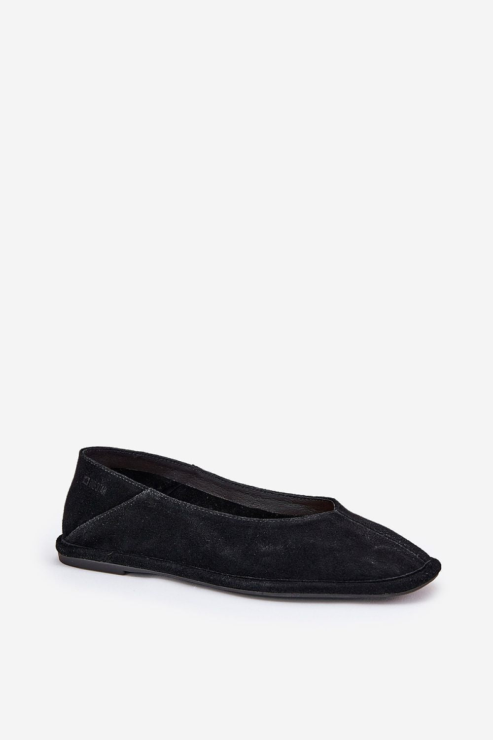 Sumptuous suede women's ballet flats from Step in Style, featuring a comfortable rounded toe design perfect for daily elegance, sizes EU 36-41.