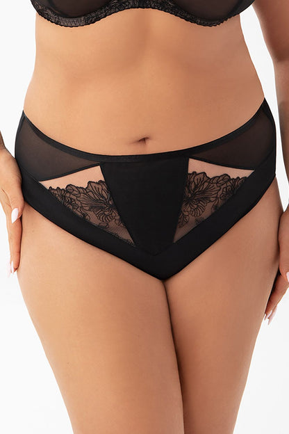 Gorsenia Luxury Microfiber Panties with Elegant Embroidery, showcasing a delicate design perfect for all-day comfort and stylish wear, available in sizes S-XXXL.