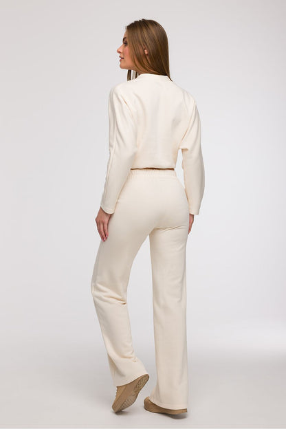 Elegant BeWear wide leg sweatpants showcasing a flattering silhouette, designed for comfort and sophistication.