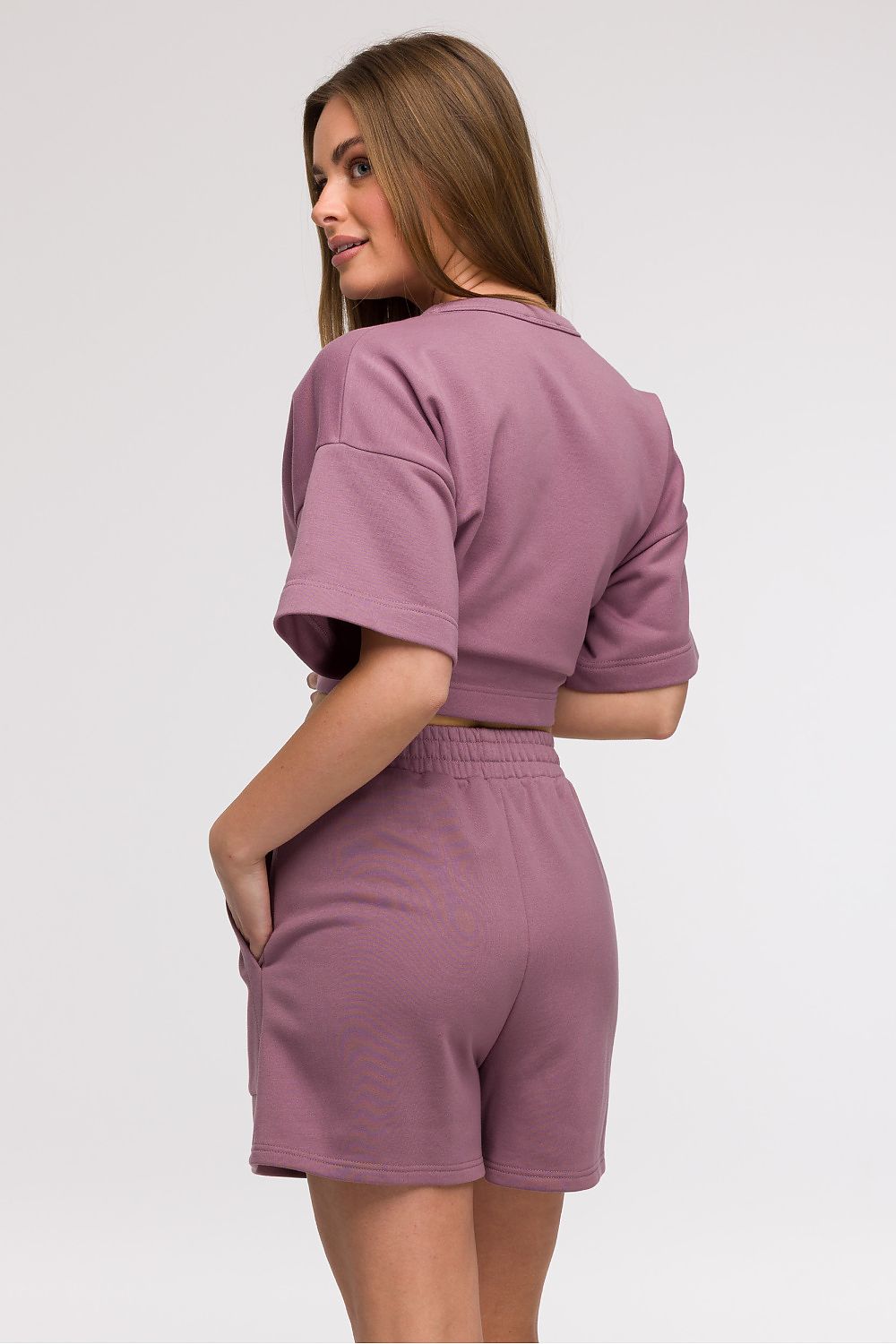 Luxurious BeWear Women's Summer Shorts with a high waist design, crafted from breathable fabric for ultimate comfort during hot days.