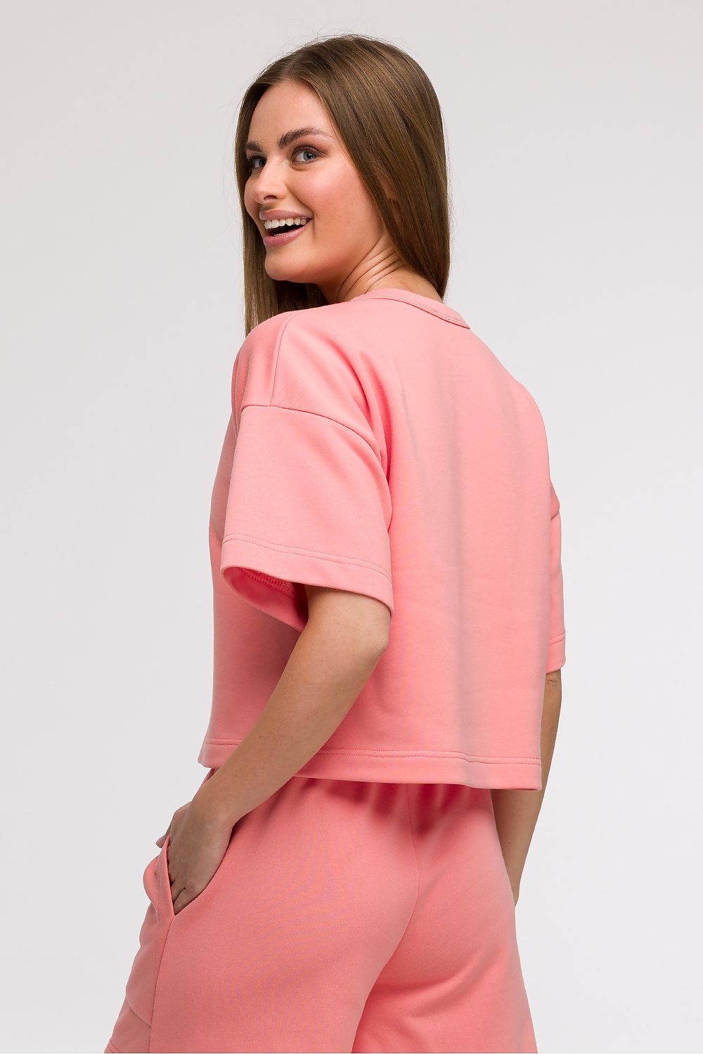 Trendy BeWear Women's Cropped Blouse in versatile colours, showcasing a minimalist design with attention to detail for effortless elegance.