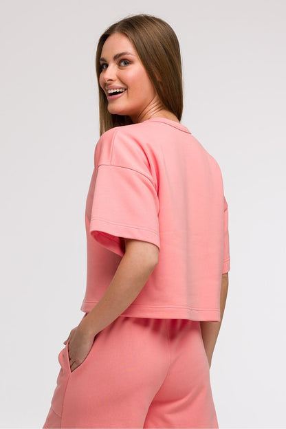 Trendy BeWear Women's Cropped Blouse in versatile colours, showcasing a minimalist design with attention to detail for effortless elegance.