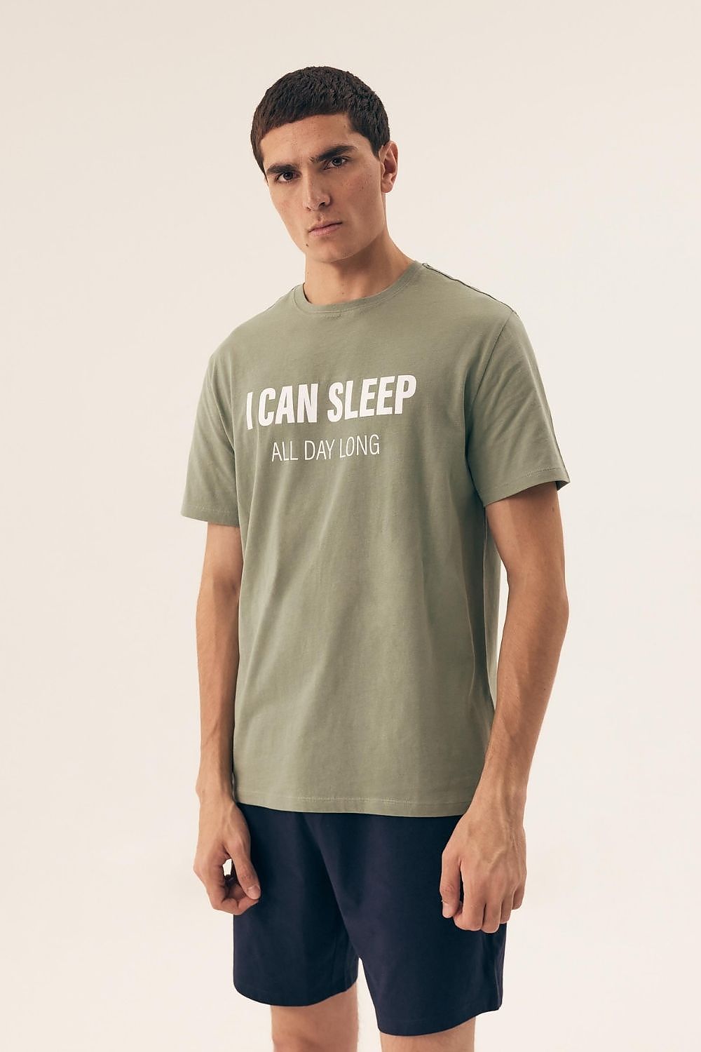 Sophisticated Henderson men's cotton shorts with elastic waistband, offering superior fit and freedom of movement for nighttime comfort.