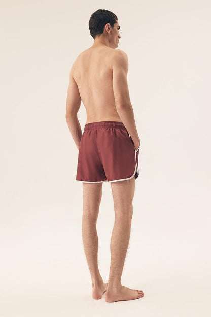 Henderson Men's Swim Trunks displayed in various sizes, emphasising comfort and elegance for the discerning swimmer.