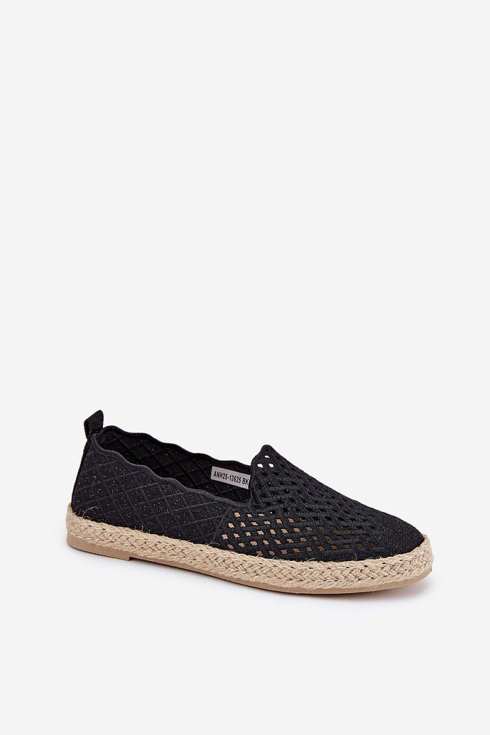 Vinceza Women's lightweight textile espadrilles featuring a stylish jute detail, perfect for summer elegance.