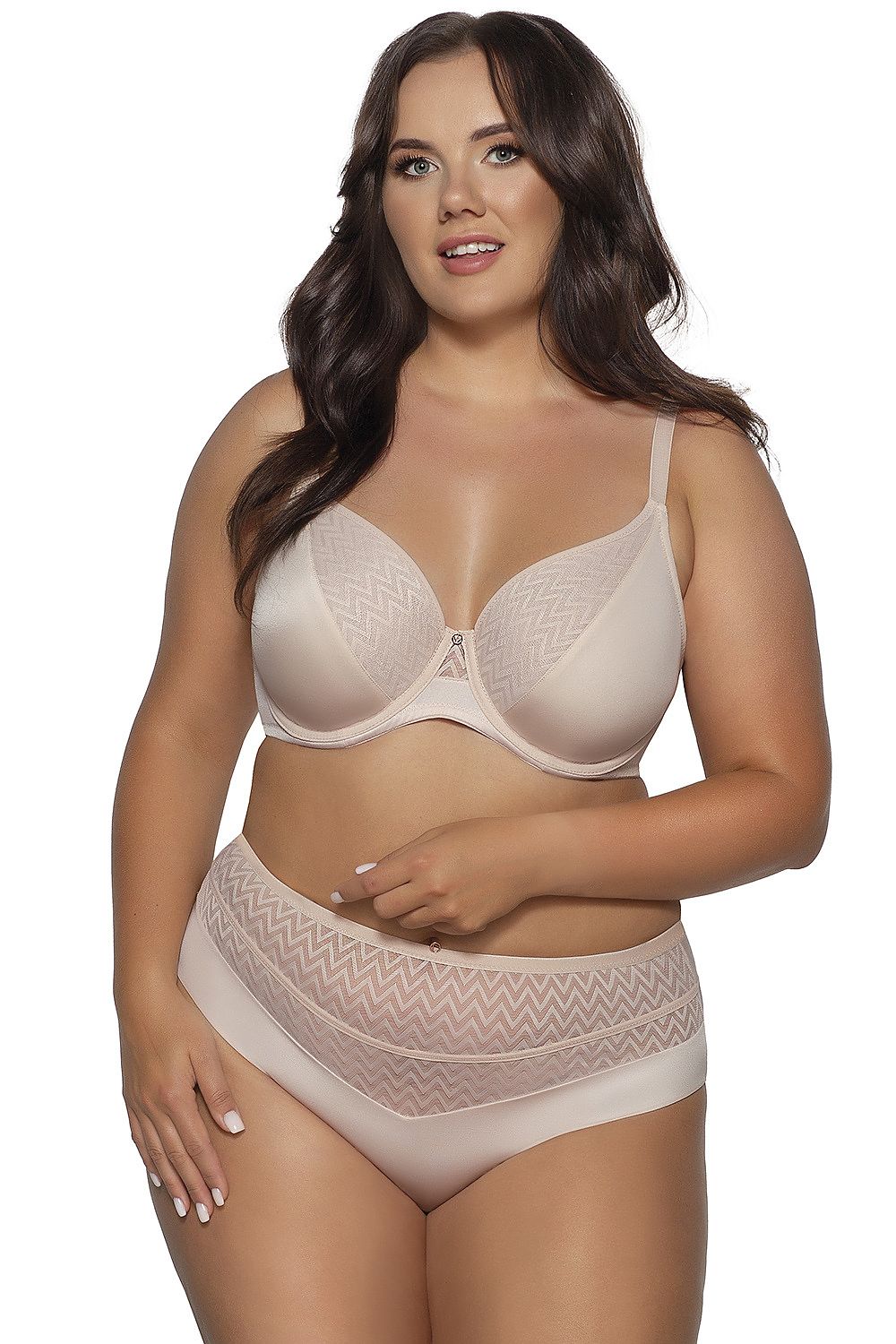 Luxurious Ava soft bra designed for fuller breasts, showcasing deep non-wired cups for perfect support and comfort.