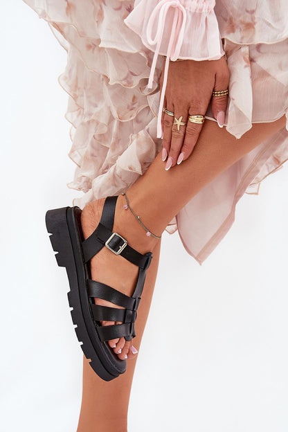 Stylish Women's Sandals in Eco Leather by Step in Style, with a 3 cm platform height perfect for fashionable summer looks.