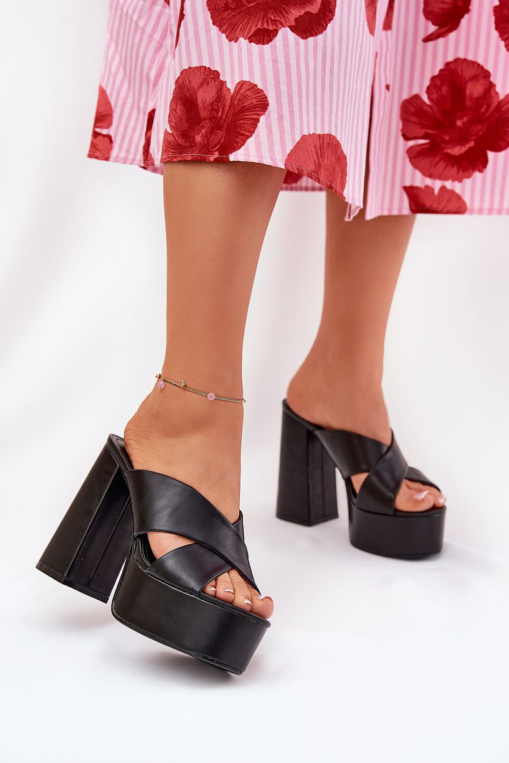 Luxury eco leather women's high heel sandals by Step in Style featuring elegant intertwining straps, perfect for summer fashion.