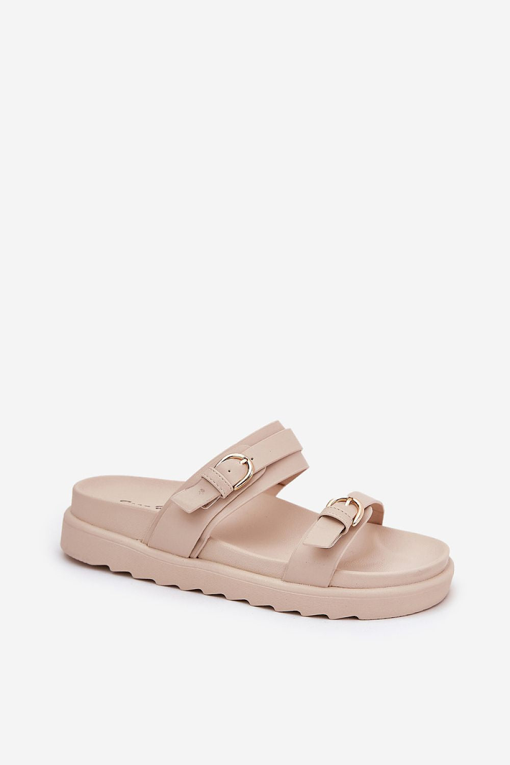 Luxurious platform flip-flops for women by Step in Style, featuring stylish buckled straps, perfect for summer outfits.