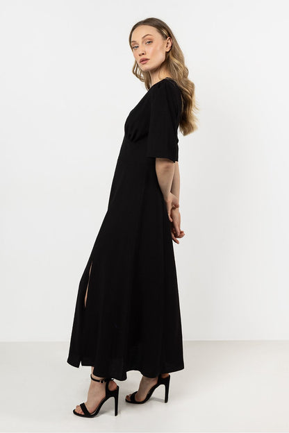 Various sizes of Awama Elegant Daydress from S to XL laid out, emphasizing elegance and comfort in luxurious fashion.