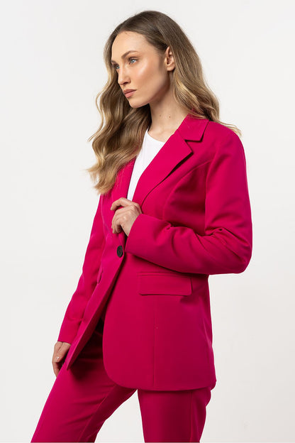 Stunning women's blazer from awama, showcasing a fitted design with pocket flaps and premium fabric, perfect for formal occasions.