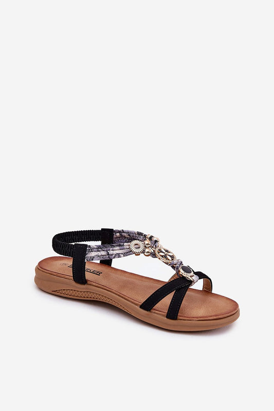 Step in Style's luxury women's sandals featuring intricate strap embellishments, designed for ultimate comfort and available in EU sizes 36-41.