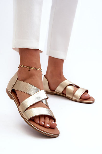 Step in Style's Luxury Women's Sandals, crafted from eco leather with a flexible elastic band for a perfect fit, available from EU 36 to EU 42.