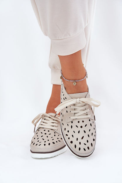 Elegant S.Barski Women's Leather Oxfords with Platform in a sophisticated design, perfect for elevated style and comfort by Step in style.