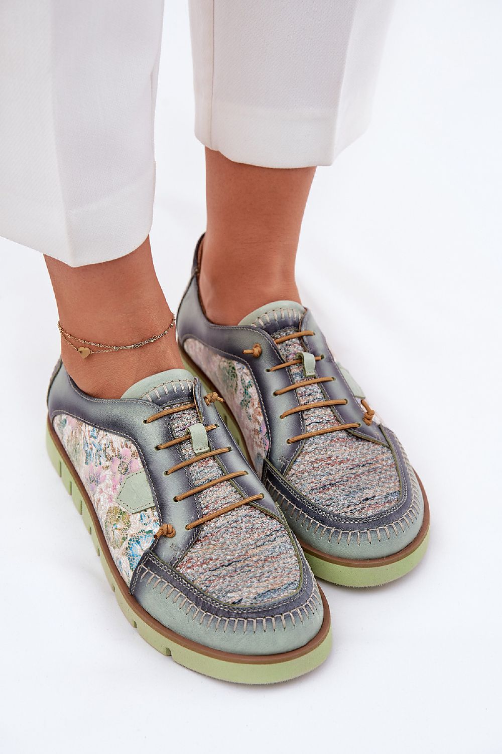 Elegant Maciejka women's slip-on half shoes made from high-quality natural leather, showcasing a distinctive design by Step in Style.