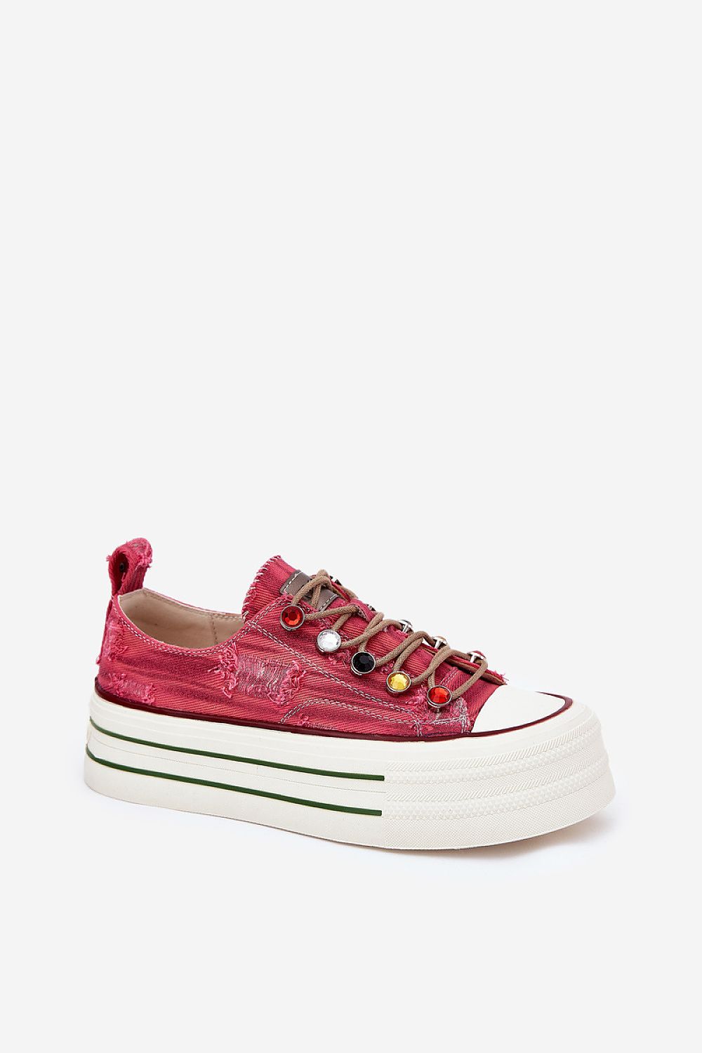 Luxury Women's GOE Sneakers by Step in Style, featuring a stylish design with decorative laces, perfect for spring-summer casual wear.