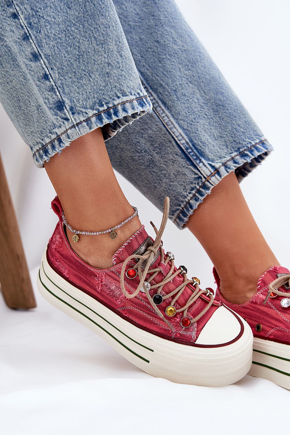 Comfortable and chic Luxury Women's GOE Sneakers from Step in Style, showcasing shock-absorbing sole and removable insole for ultimate comfort.