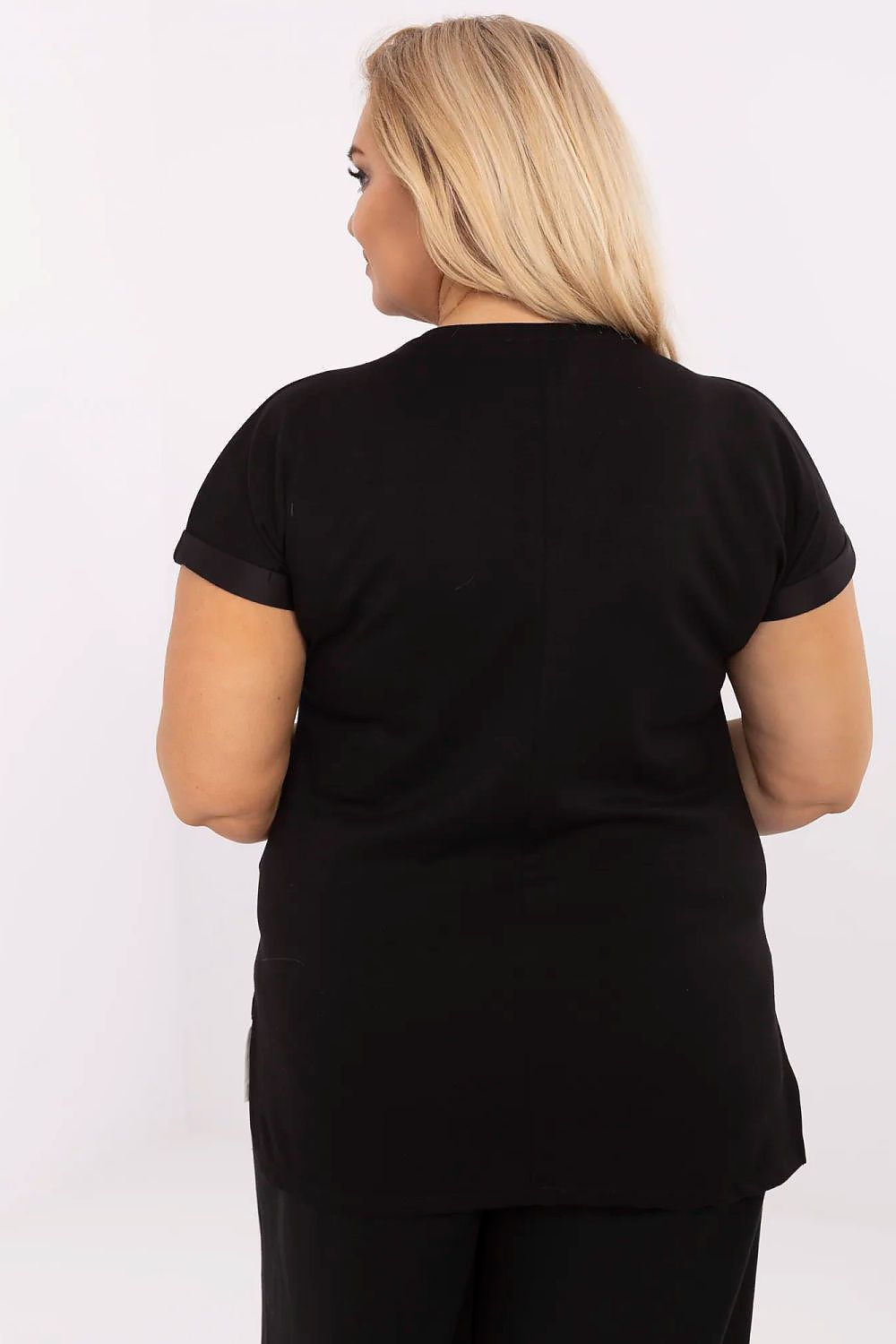 Elegant plus size Relevance blouse showcasing its flattering silhouette and comfortable fit, ideal for everyday chic wear.