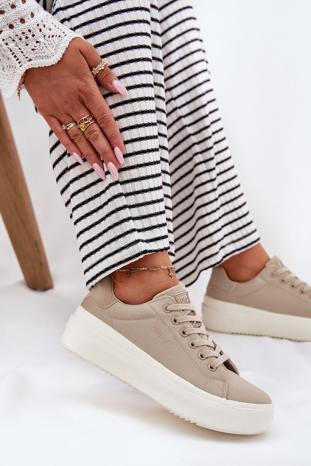 Luxury Big Star Women's Platform Sneakers with classic design, crafted by Step in Style for versatile comfort and elegant everyday wear.