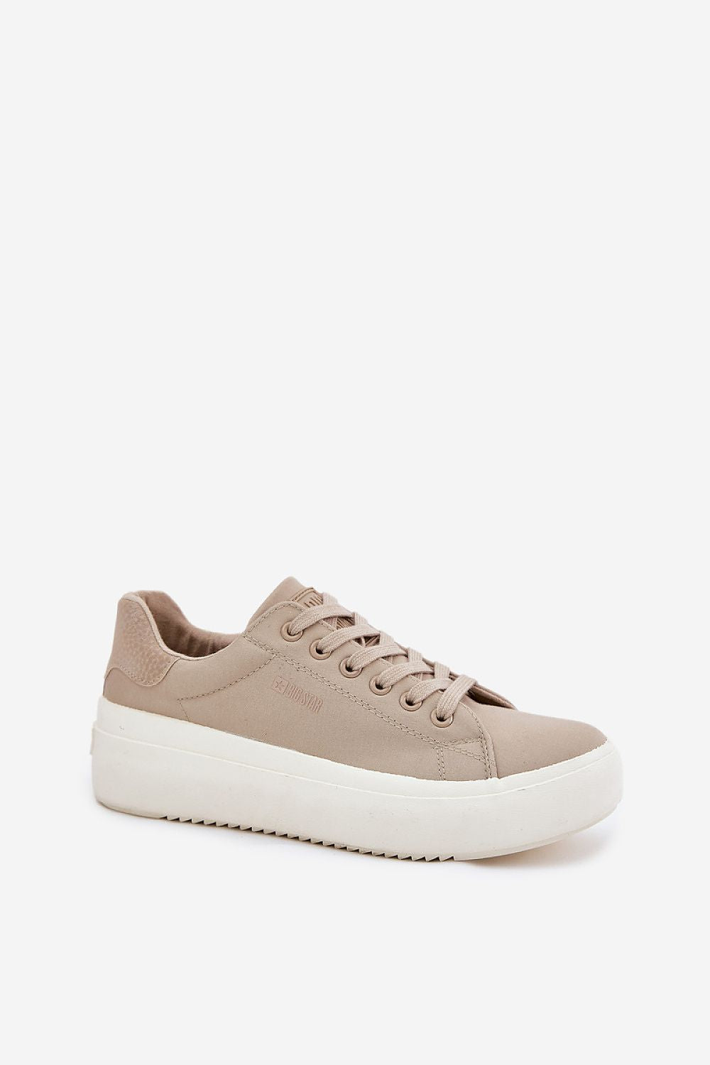 Elegant Luxury Big Star Women's Platform Sneakers featuring a classic design, perfect for versatile comfort in everyday wear, crafted from premium textile materials.