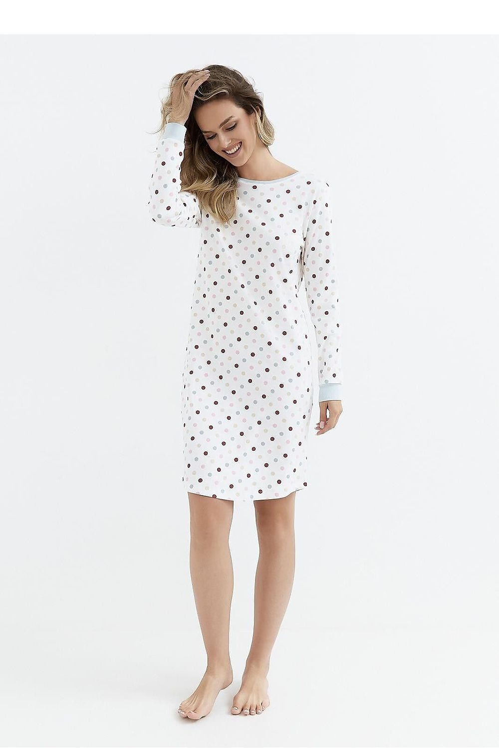 Beautifully printed Cana women's nightshirt, perfect for a peaceful night's sleep in breathable cotton.