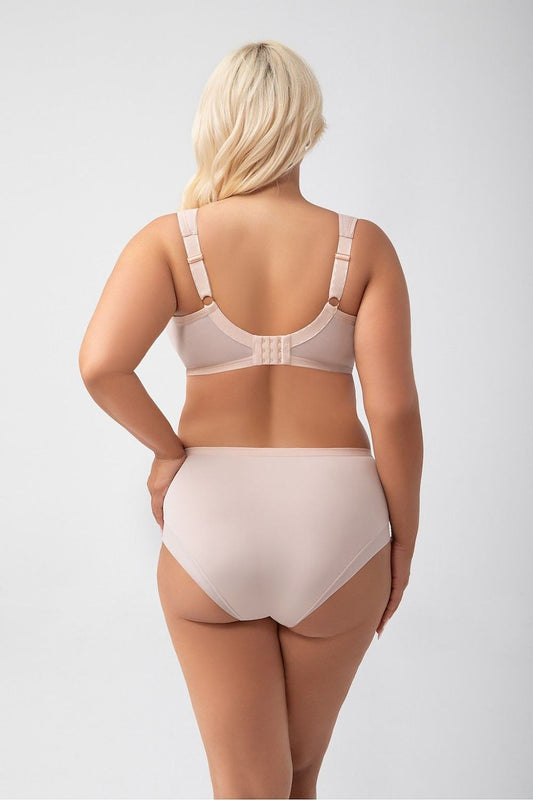 Gorsenia High-Waisted Lace & Mesh Panties showcasing elegant design and luxurious comfort, perfect for everyday wear, available in size EU M-XXXL.