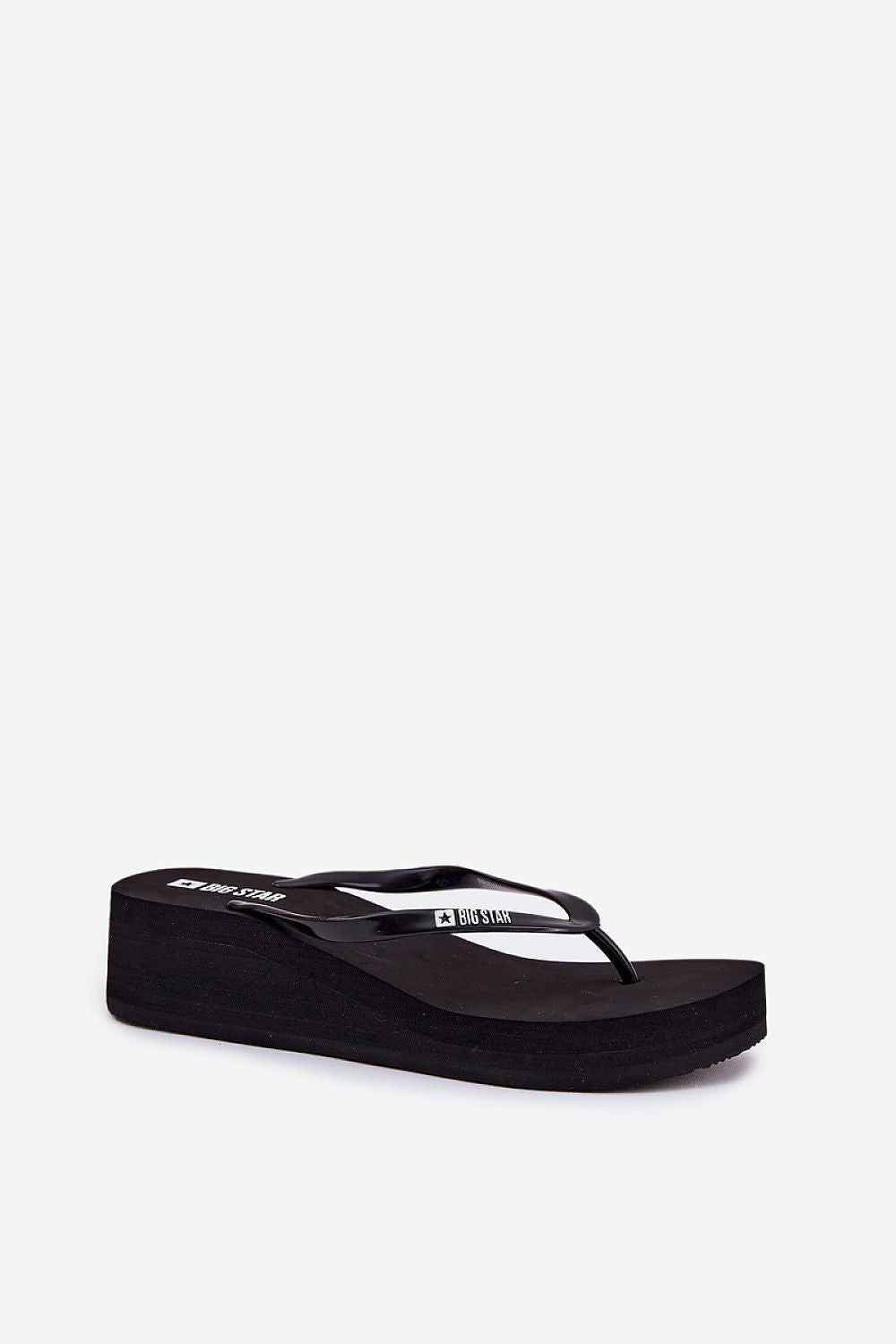 Big Star elegant women's platform flip-flops displayed against vibrant summer fashion, highlighting their versatility and luxury by Step in Style.