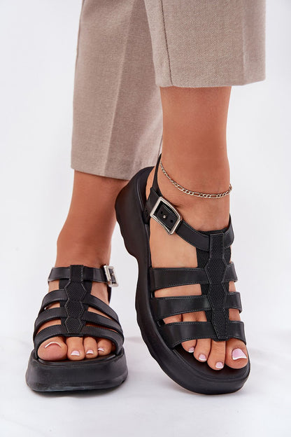 Elegant ZAXY Women's Vegan Sandals with adjustable buckle, showcasing a stylish bubblegum scent design, in sizes EU 35-42, by Step in Style.