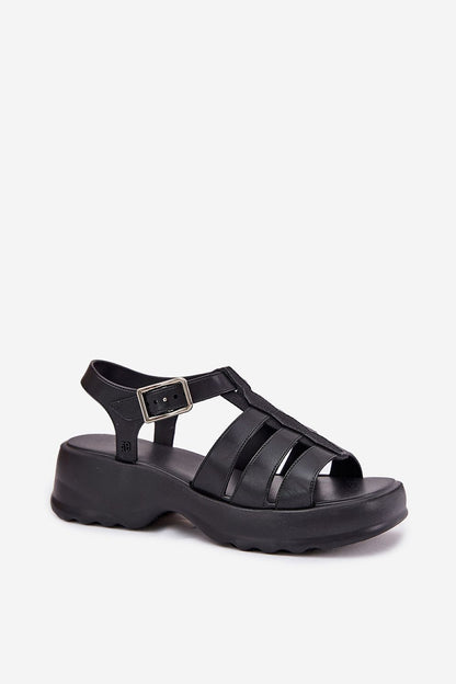 Luxurious ZAXY Women's Vegan Sandals featuring a chic buckle and bubblegum scent, crafted for comfort and sustainability, available from Step in Style in sizes EU 35-42.