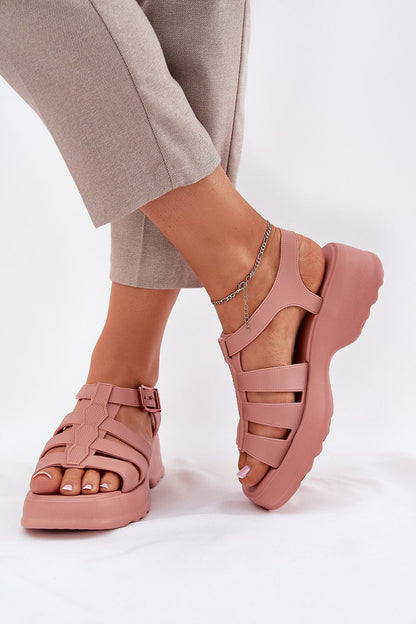 ZAXY Women's Vegan Sandals in bubblegum scent, highlighting adjustable strap and luxurious feel, a sustainable choice from Step in style.
